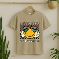 Awesome Like My Daughter Funny FatherS Day Dad T-Shirt thumb 2