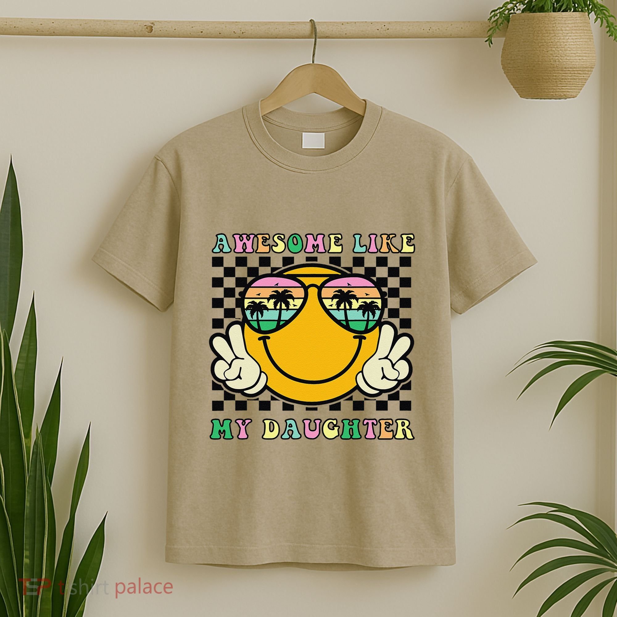 Awesome Like My Daughter Funny FatherS Day Dad T-Shirt
