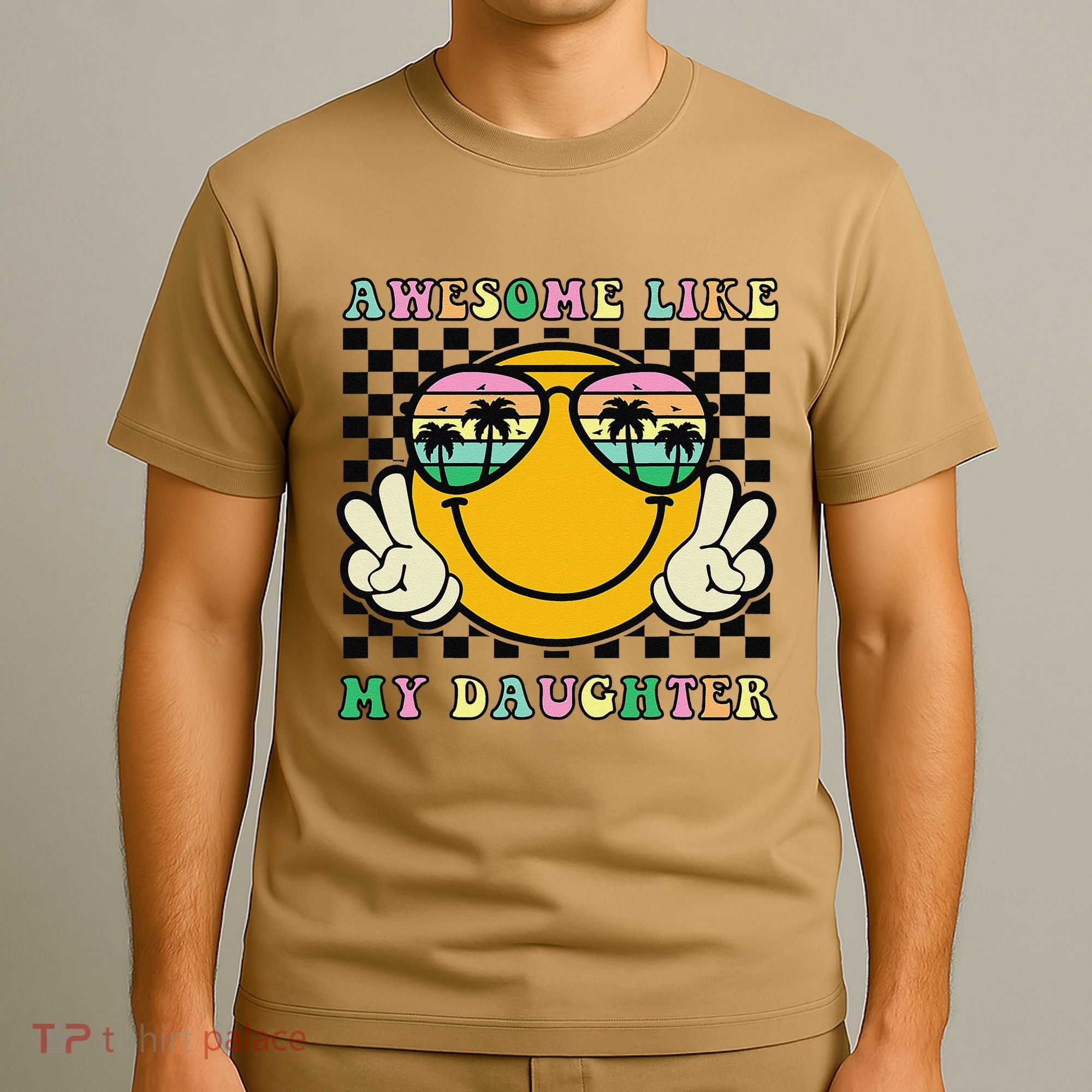 Awesome Like My Daughter Funny FatherS Day Dad T-Shirt