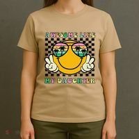 Awesome Like My Daughter Funny FatherS Day Dad T-Shirt thumb 4