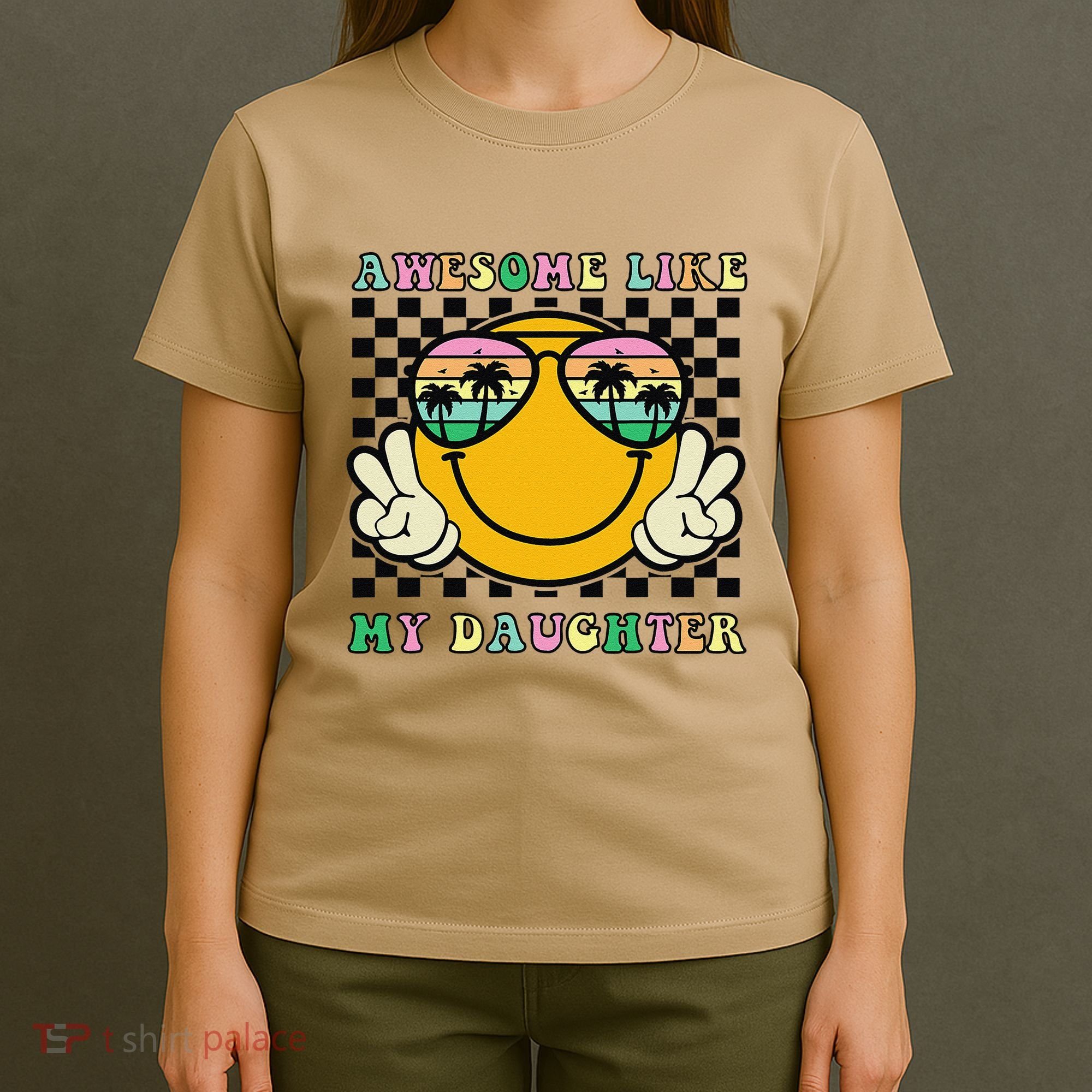 Awesome Like My Daughter Funny FatherS Day Dad T-Shirt