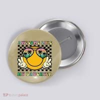 Awesome Like My Daughter Funny FatherS Day Dad Button thumb 0
