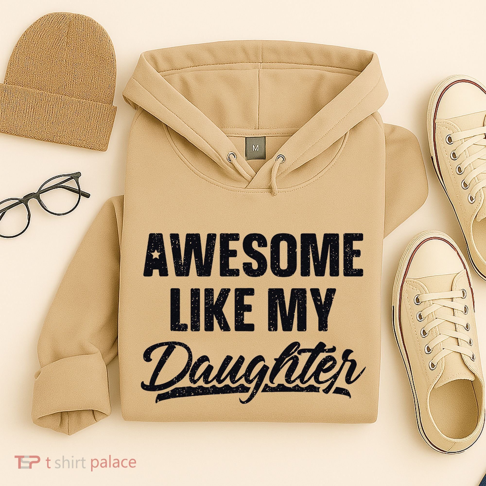 Awesome Like My Daughter Gift Funny FatherS Day Hoodie