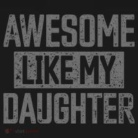 Awesome Like my Daughter Father's Day Dad Day Funny Dad Women's Hoodie thumb 2