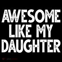 Awesome Like My Daughter Cute Gift Women's Hoodie thumb 2