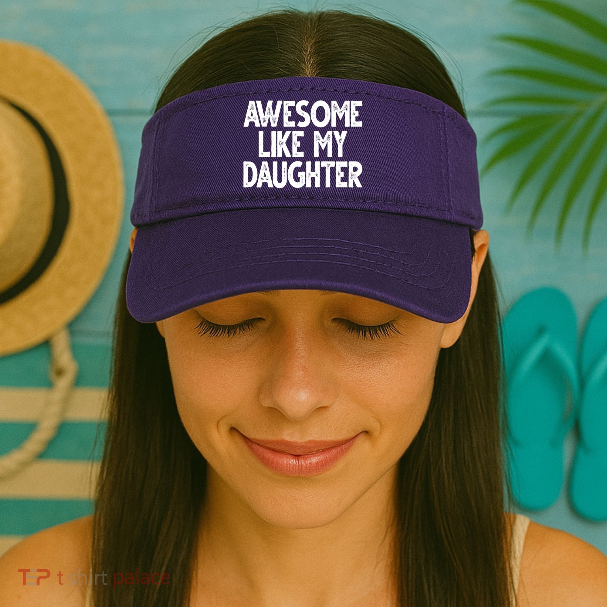 Awesome Like My Daughter Cute Gift Visor