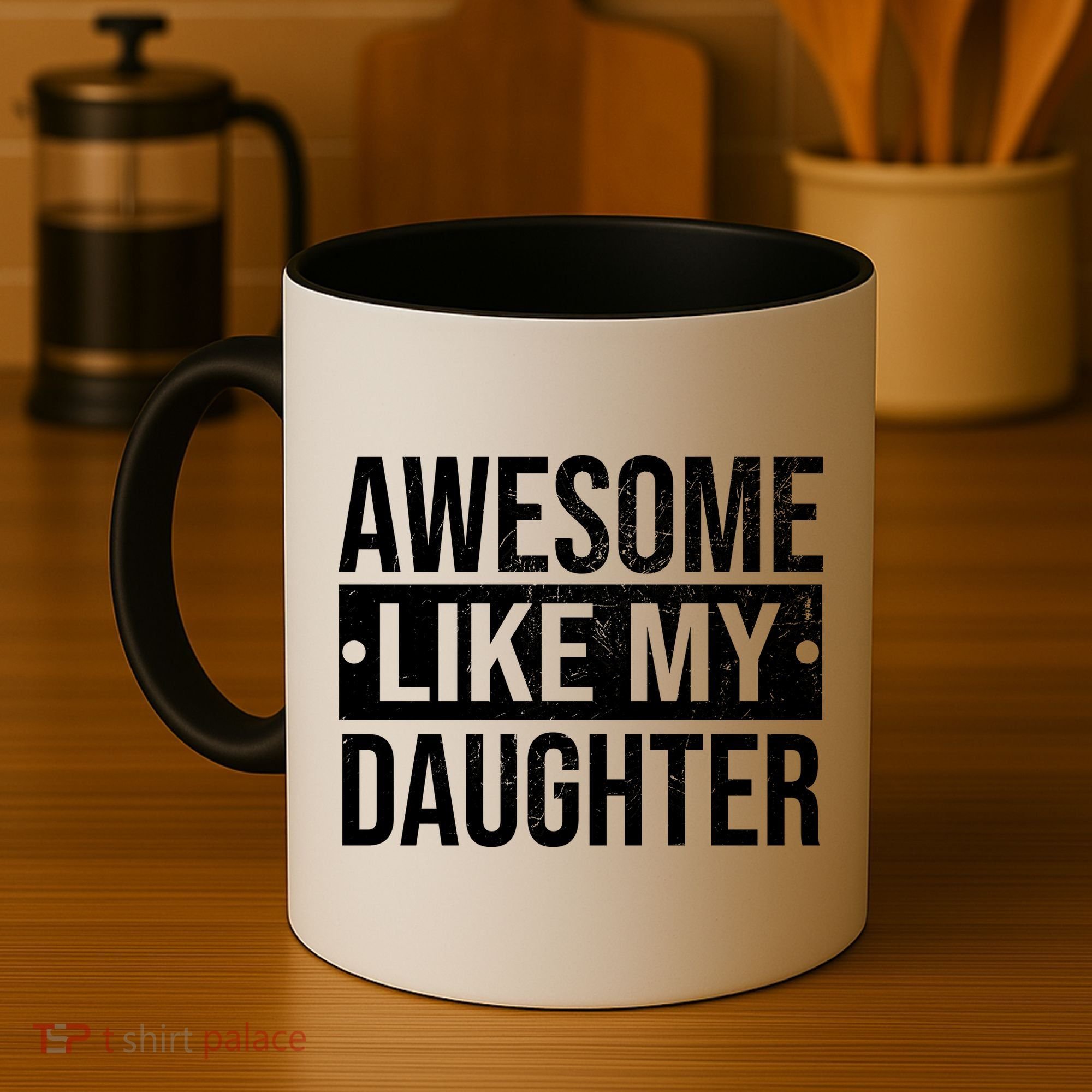 Awesome Like My Daughter Gift For Parents Coffee Mug