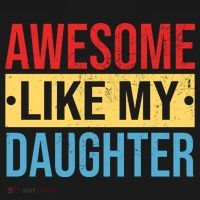 Awesome Like My Daughter Gift For Parents Coaster thumb 2