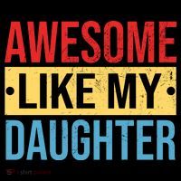 Awesome Like My Daughter Gift For Parents Women's Hoodie thumb 2