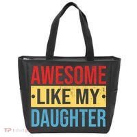 Awesome Like My Daughter Gift For Parents Tote Bag thumb 0