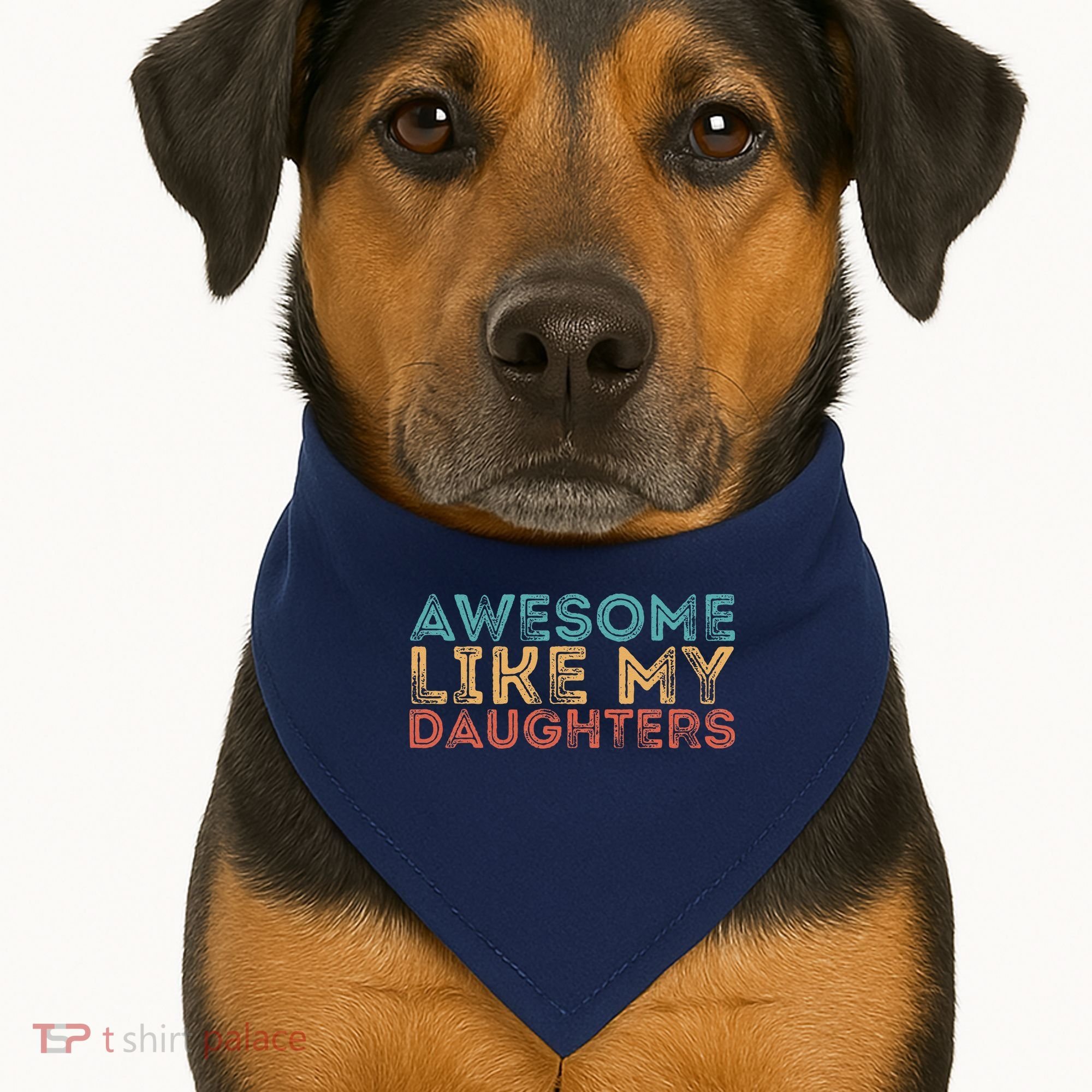 Awesome Like My Daughters USA-Made Doggie Bandana