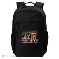 Awesome Like My Daughter 4th July Flag Proud Dad Fathers Day Backpack thumb 0
