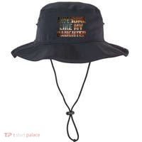 Awesome Like My Daughter 4th July Flag Proud Dad Fathers Day Bucket Hat thumb 0