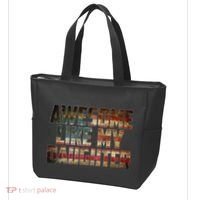 Awesome Like My Daughter 4th July Flag Proud Dad Fathers Day Tote Bag thumb 3