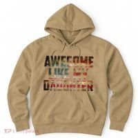 Awesome Like My Daughter 4th July Flag Proud Dad Fathers Day Hoodie thumb 0
