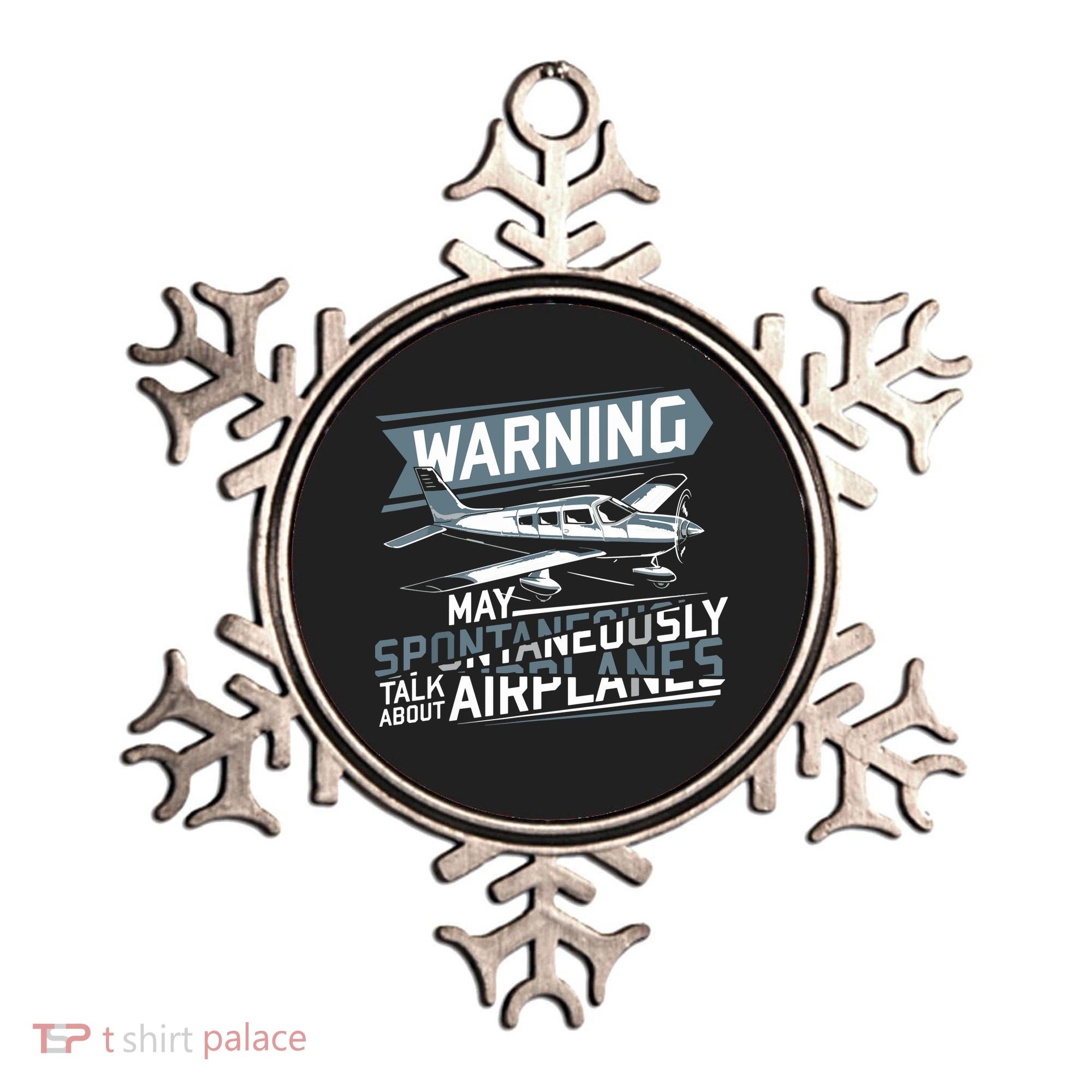 Airplane Lover Men Boy Kids Aviation Pilot Ornament