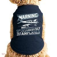 Airplane Lover Men Boy Kids Aviation Pilot Doggie Tank thumb 0