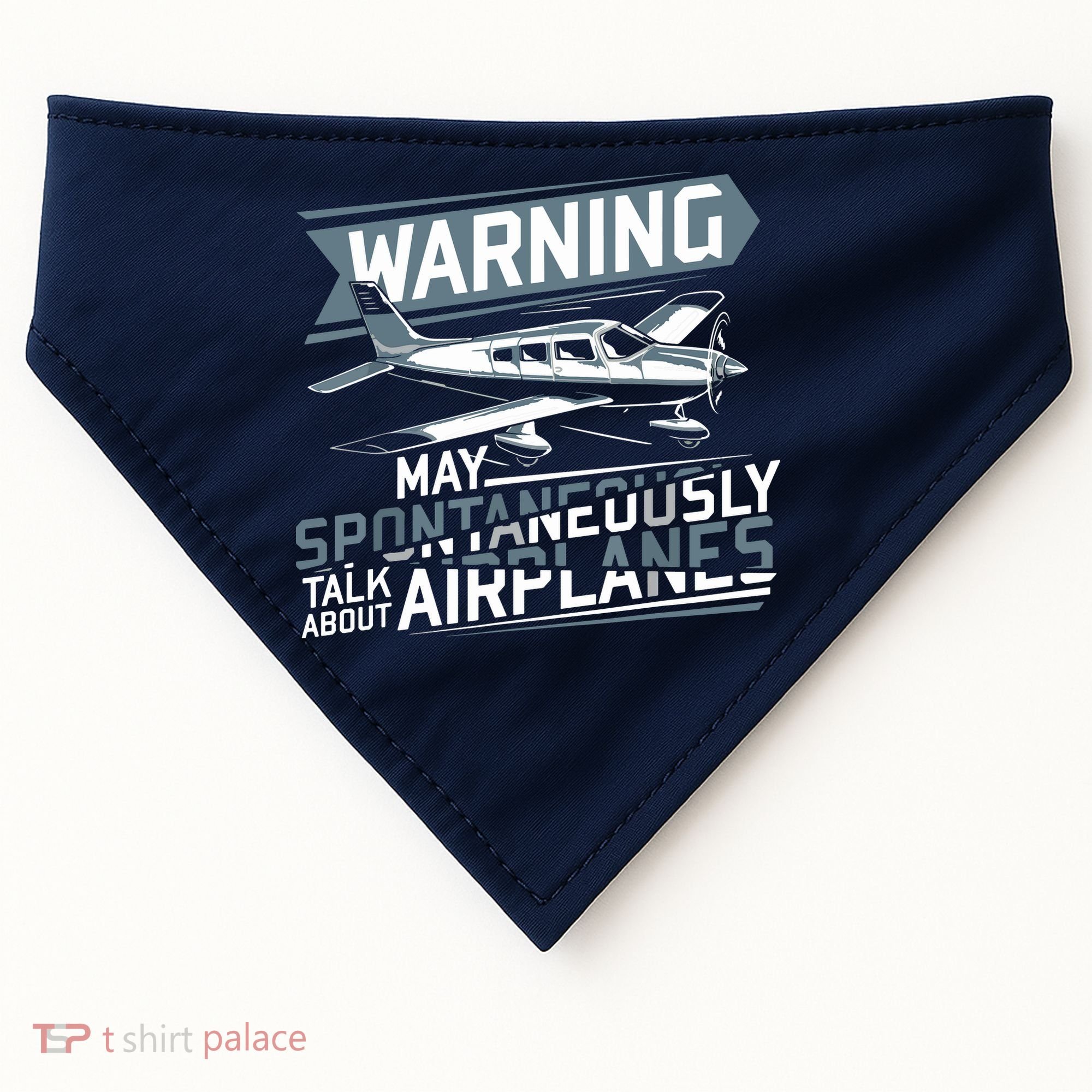 Airplane Lover Men Boy Kids Aviation Pilot USA-Made Doggie Bandana