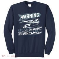 Airplane Lover Men Boy Kids Aviation Pilot Sweatshirt thumb 0