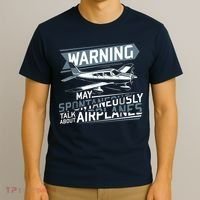 Airplane Lover Men Boy Kids Aviation Pilot T-Shirt thumb 3