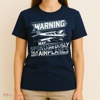 Airplane Lover Men Boy Kids Aviation Pilot T-Shirt thumb 4
