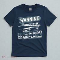 Airplane Lover Men Boy Kids Aviation Pilot T-Shirt thumb 5