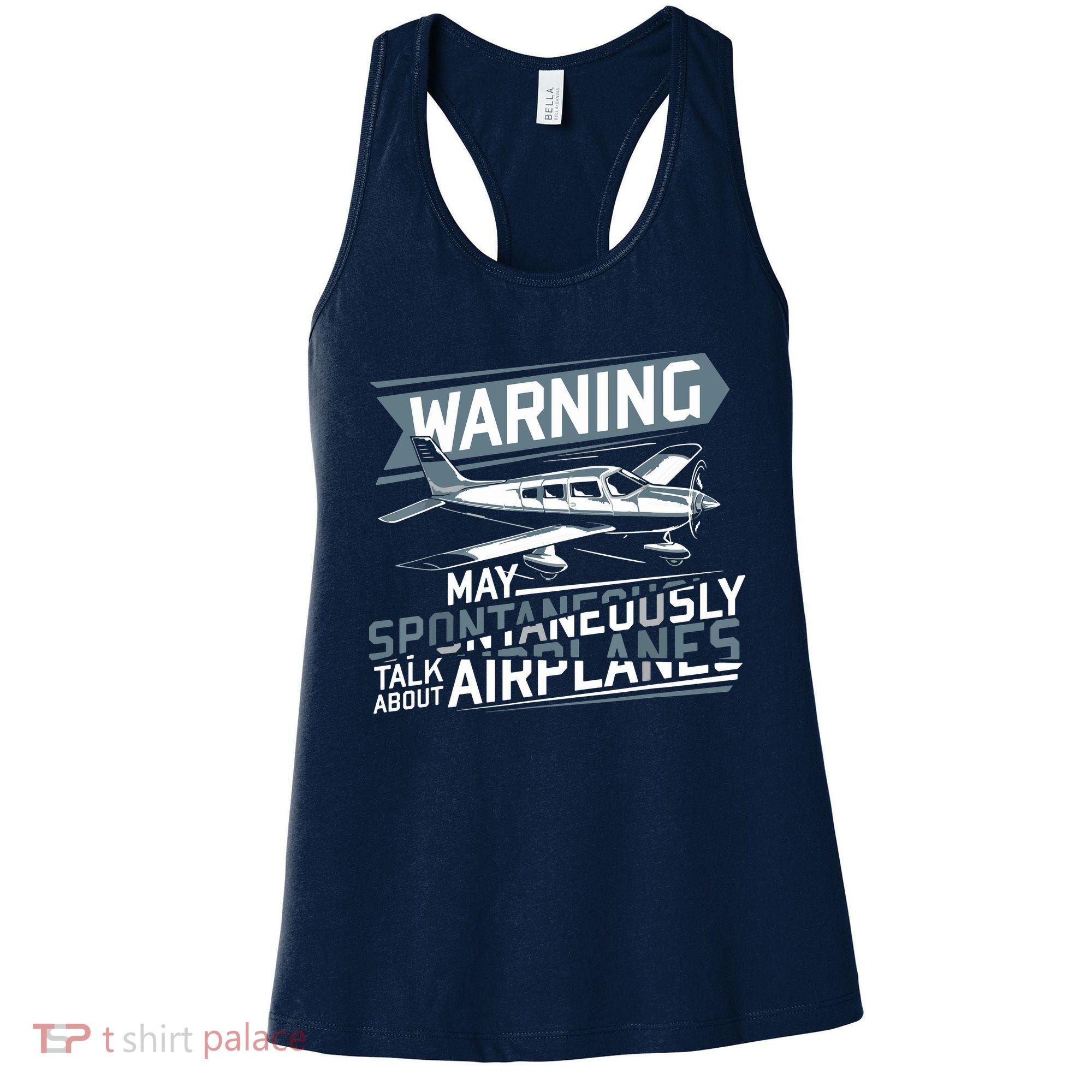 Airplane Lover Men Boy Kids Aviation Pilot Women's Tank Top