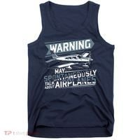Airplane Lover Men Boy Kids Aviation Pilot Tank Top thumb 0