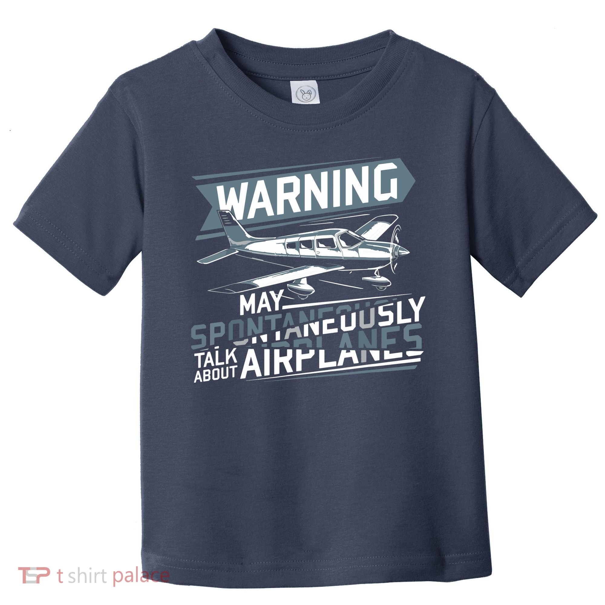 Airplane Lover Men Boy Kids Aviation Pilot Toddler T-Shirt