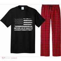 Awesome Like My Daughter Retro Man Funny Fathers Day Dad Pajama Set thumb 0
