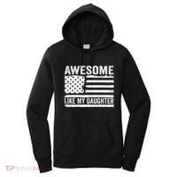 Awesome Like My Daughter Funny Fathers Day Daddy Daughter Women's Hoodie thumb 0