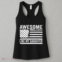 Awesome Like My Daughter Funny Fathers Day Daddy Daughter Women's Tank Top thumb 3