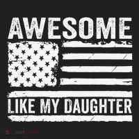Awesome Like My Daughter Funny Fathers Day Daddy Daughter Hat thumb 2