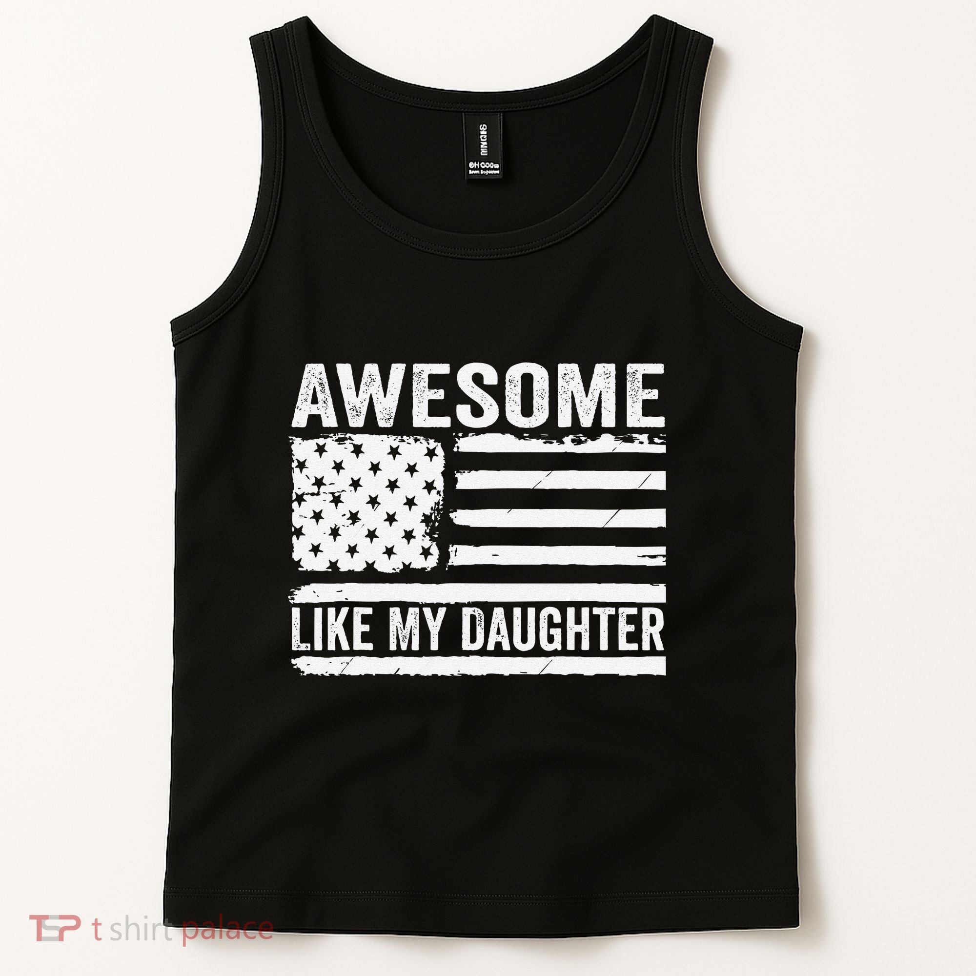 Awesome Like My Daughter Funny Fathers Day Daddy Daughter Tank Top