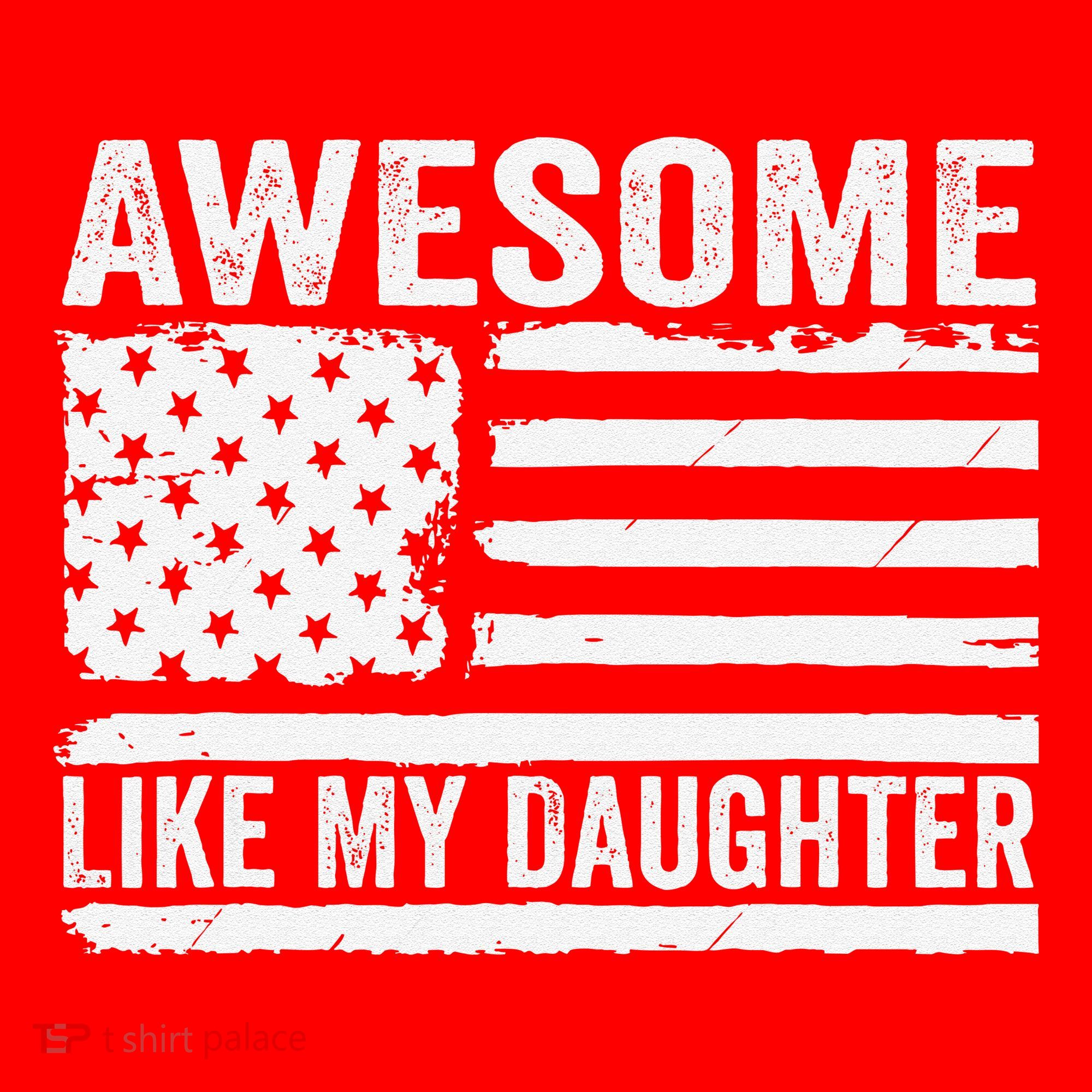 Awesome Like My Daughter Funny Fathers Day Daddy Daughter Santa Hat