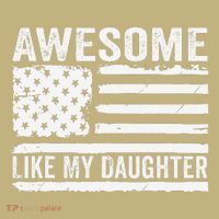 Awesome Like My Daughter Funny Fathers Day Daddy Daughter Hoodie thumb 7