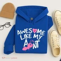 Awesome Like My Aunt Funny Niece And Nephew Gift Hoodie thumb 4