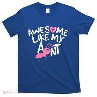Awesome Like My Aunt Funny Niece And Nephew Gift T-Shirt thumb 0