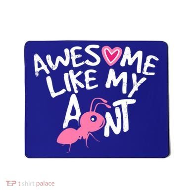 Awesome Like My Aunt Funny Niece And Nephew Gift Mousepad