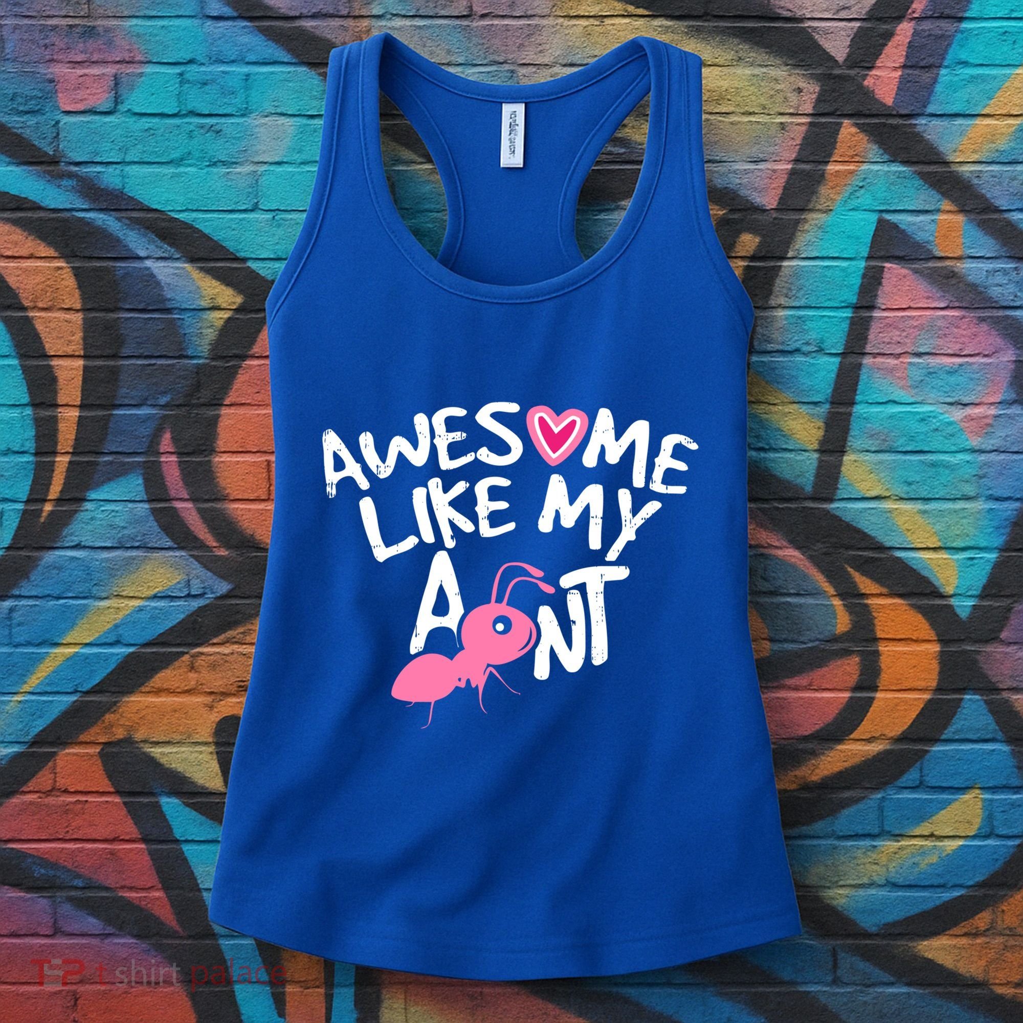Awesome Like My Aunt Funny Niece And Nephew Gift Women's Tank Top