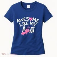 Awesome Like My Aunt Funny Niece And Nephew Gift Women's T-Shirt thumb 0