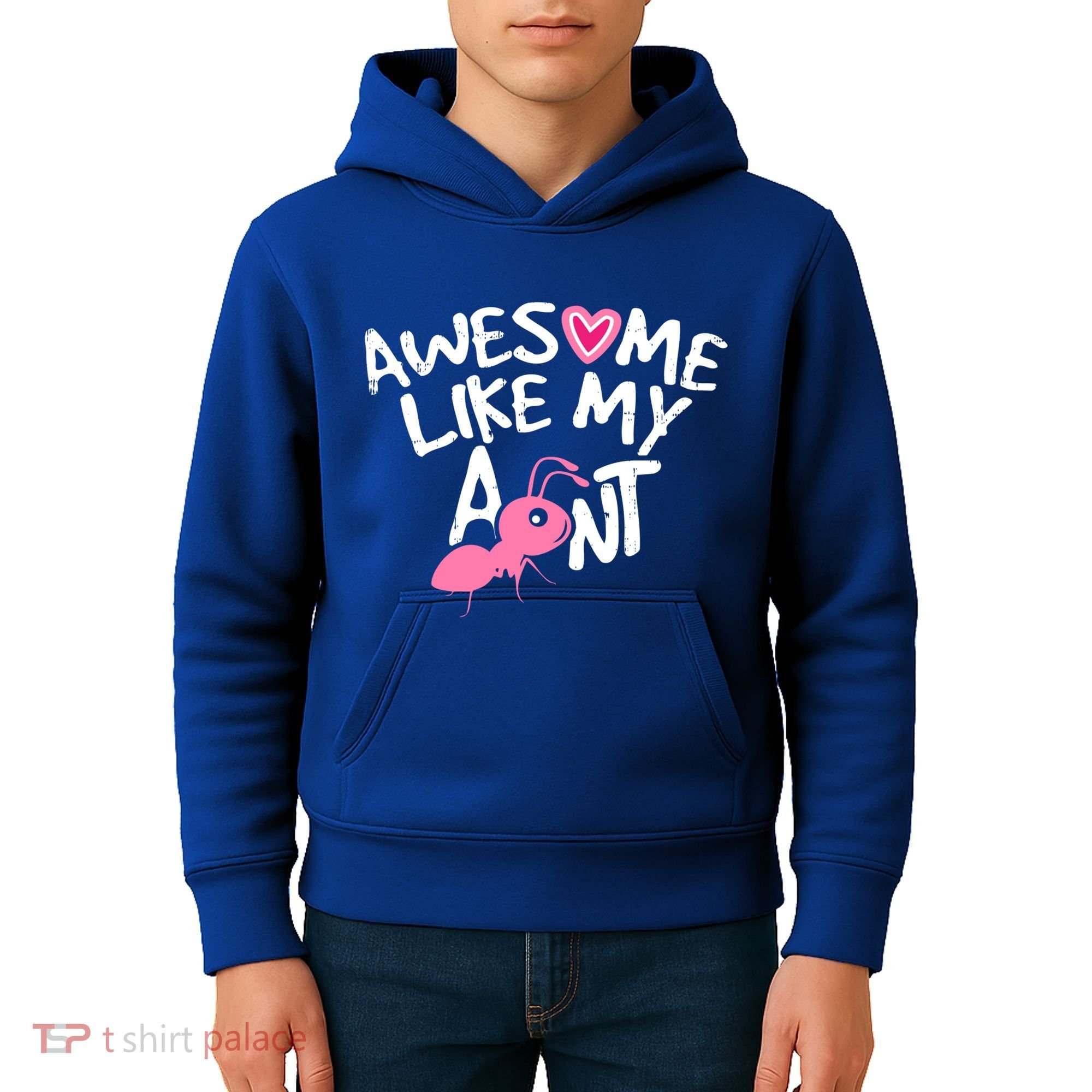 Awesome Like My Aunt Funny Niece And Nephew Gift Kids Hoodie