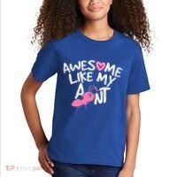 Awesome Like My Aunt Funny Niece And Nephew Gift Kids T-Shirt thumb 2
