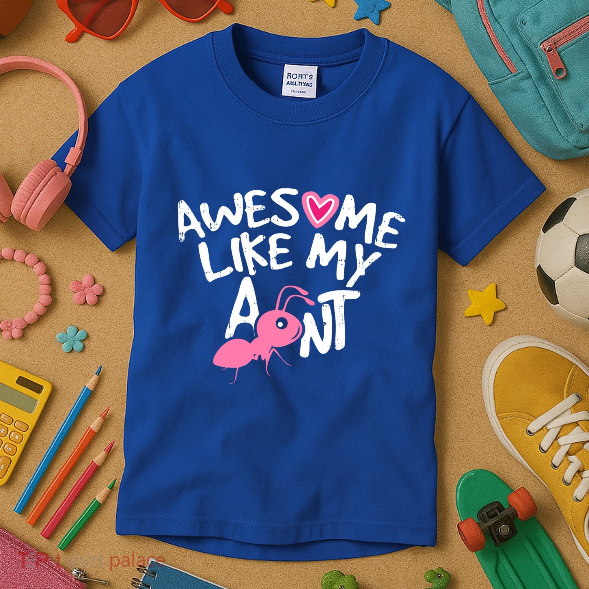 Awesome Like My Aunt Funny Niece And Nephew Gift Kids T-Shirt