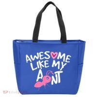 Awesome Like My Aunt Funny Niece And Nephew Gift Tote Bag thumb 0
