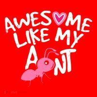 Awesome Like My Aunt Funny Niece And Nephew Gift Santa Hat thumb 1