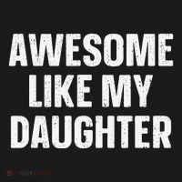 Awesome Like My Daughter Gift Funny FatherS Day Bucket Hat thumb 4