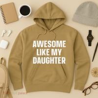 Awesome Like My Daughter Gift Funny FatherS Day Hoodie thumb 3