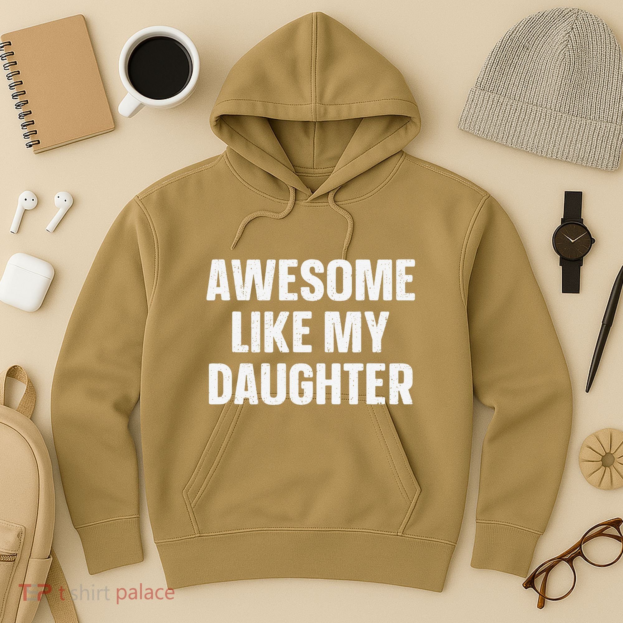 Awesome Like My Daughter Gift Funny FatherS Day Hoodie