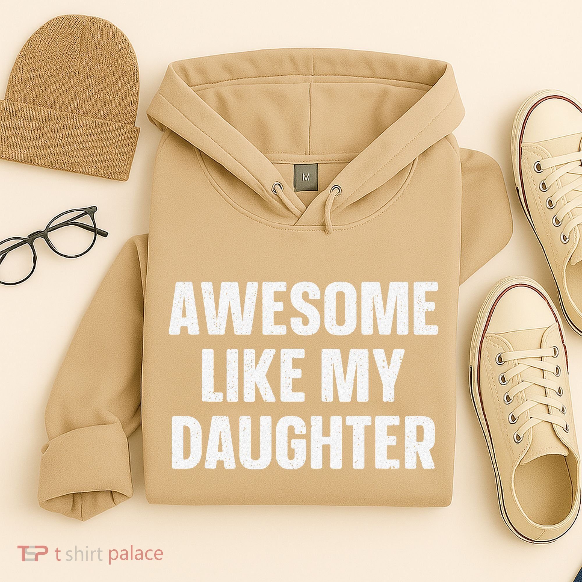 Awesome Like My Daughter Gift Funny FatherS Day Hoodie